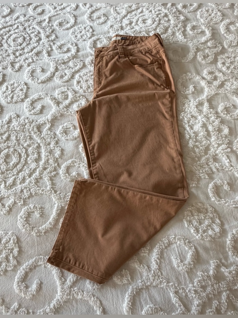 Christopher Blue Women’s Brown Casual Chino Cropped Pants Size 12
